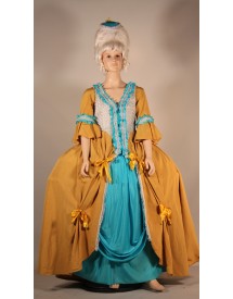 Marquise bleu et jaune
