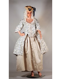 Robe aux myosotis